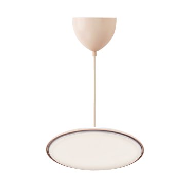 Design for the People Artist 40 - hanglamp - Ø 40 x 306 cm - 25W dimbare LED incl. - stoffige roos