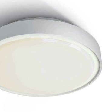ONE Light E27 Plafo Outdoor - buiten plafondverlichting - Ø 26 x 9,3 cm - IP65 - wit