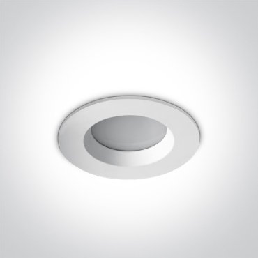 ONE Light Downlights Fixed LED - inbouwspot - Ø 80 mm, Ø 65 mm inbouwmaat - 7W LED incl. - IP54 - wit