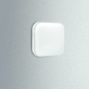 Century Italia Simply - wand/plafondlamp - 22 x 7,3 x 22 cm - 24W LED incl. - IP65 - wit