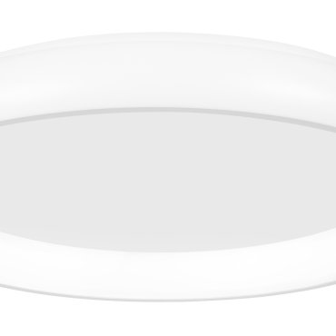 Nova Luce Albi - plafondverlichting - Ø 41 x 8,5 cm - 32W dimbare LED incl. - wit