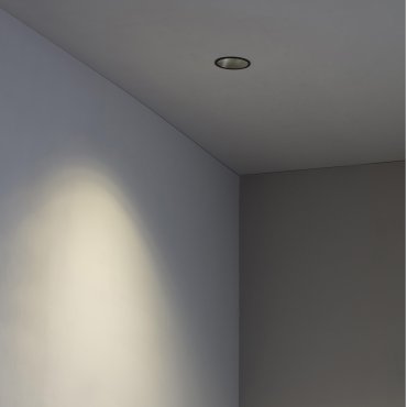 Faro Gas - inbouwspot - Ø 85 mm, Ø 76 mm inbouwmaat - mat zwart