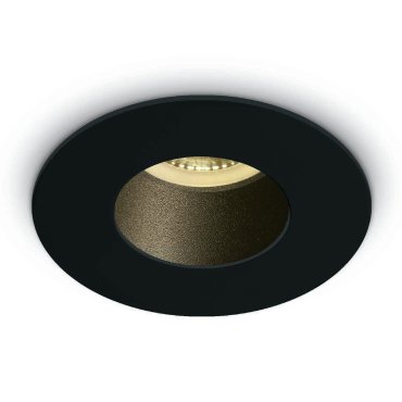 ONE Light Chill Out Range - inbouwspot - Ø 79 mm, Ø 70 mm inbouwmaat - zwart