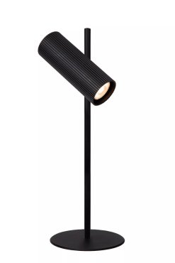 Lucide Clubs - tafellamp - Ø 15 x 42 cm - zwart