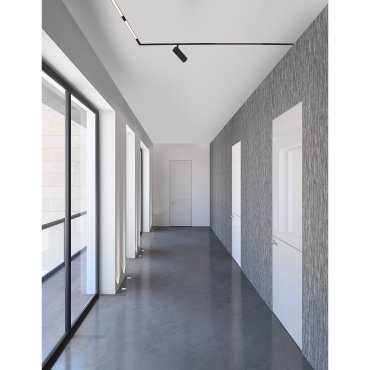 Nova Luce Lod 24V - lichtpunt magnetisch railsysteem - Ø 6,5 x 21 cm - 20W LED incl. - zandzwart