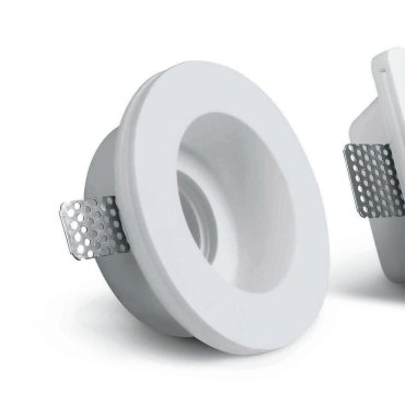 ONE Light Trimless Gypsum - inbouwspot - Ø 130 mm, Ø 132 mm inbouwmaat - wit