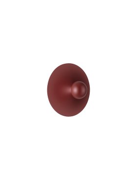 Nova Luce Edem - wandlamp - Ø 25 x 11 cm - 9W LED incl. - rood