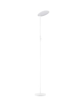 Nova Luce Notos - vloerlamp - 27 x 205 cm - 30W dimbare LED incl. - zandwit