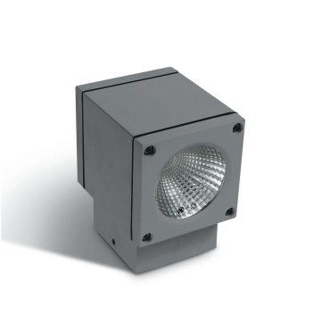 ONE Light Outdoor Wall Cylinders  - buiten wandverlichting - 8 x 11,3 x 9,5 cm - 6W LED incl. - IP54 - grijs