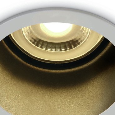 ONE Light Semi Trimless Dark Light - inbouwspot - Ø 68 mm, Ø 62 mm inbouwmaat - wit en zwart
