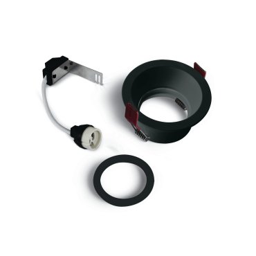 ONE Light - Dark Light Range - inbouwspot - Ø 85 mm, Ø 68 mm inbouwmaat - zwart