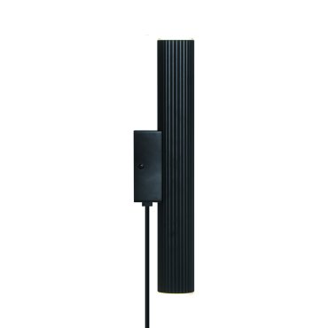 Nordlux Vico long - wandlamp - Ø 5 x 35 cm - zwart