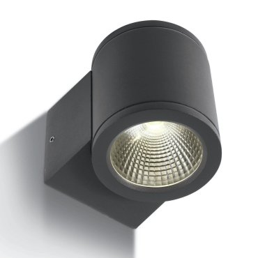 ONE Light Outdoor Wall Cylinders - buiten wandverlichting - 8 x 10,6 x 9 cm - 6W LED incl. - IP54 - antraciet