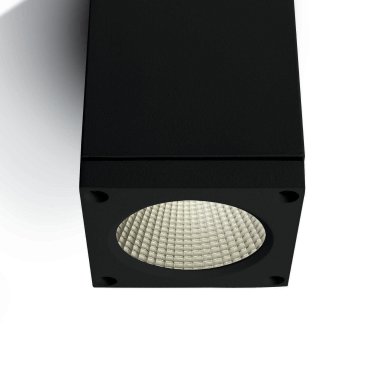 ONE Light Outdoor Ceiling Cylinders - buiten plafondverlichting - 8 x 8 x 10,7 cm - 6W LED incl. - IP54 - zwart