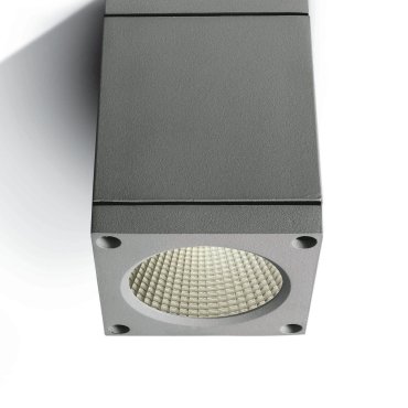 ONE Light Outdoor Ceiling Cylinders - buiten plafondverlichting - 8 x 8 x 10,7 cm - 6W LED incl. - IP54 - grijs