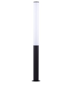 Nova Luce Tube - tuinpaal - Ø 13 x 120 cm - 27W LED incl. - IP54 - zandzwart