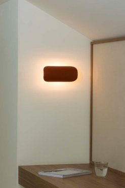 Faro Novo 250 - wandlamp - 10,8 x 6,7 x 25 cm - 5W LED incl. - terracotta