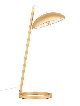 Nova Luce Flute - tafellamp - Ø 20 x 53 x 28 cm - 18W dimbare LED incl. - zandgoud