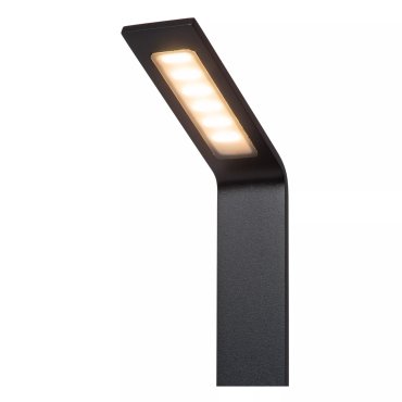 Lucide Lawford - tuinpaal - 15 x 9,5 x 60 cm - 6W LED incl. - IP54 - zwart
