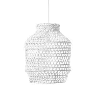 Nova Luce Mia - hanglamp - Ø 35 x 250 cm - wit