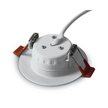 ONE Light - inbouwspot - Ø 90 mm, Ø 68 mm inbouwmaat - 3W LED incl. - wit - warm witte lichtkleur