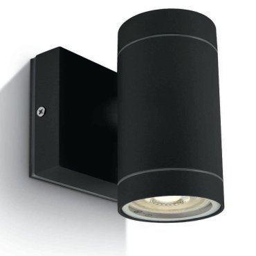 ONE Light Outdoor Cylinders - buiten wandverlichting - 6,5 x 12,1 cm - IP54 - zwart