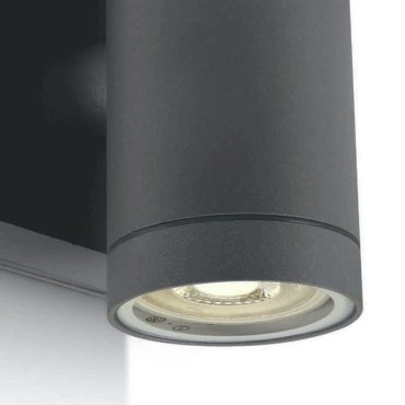ONE Light Outdoor Cylinders - buiten wandverlichting - 6,5 x 12,1 cm - IP54 - antraciet