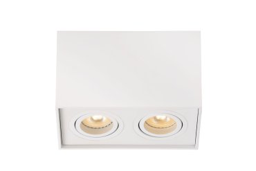 Lucide Tube - opbouwspot - 18,5 x 9,6 x 12,5 cm - wit