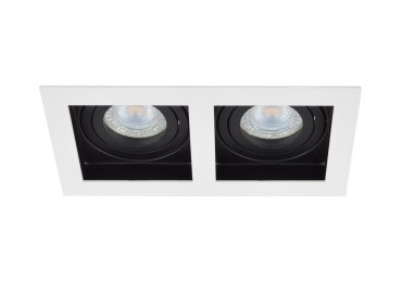 Projectlight Bloq 2 - inbouwspot - 180 x 100 mm, 171 x 92 mm inbouwmaat - wit en zwart