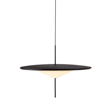 Maxlight Cone - hanglamp - Ø 39 x 160 cm - 37W LED incl. - zwart