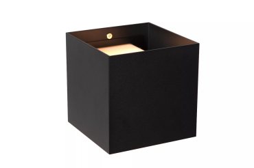 Lucide Exeter - buiten wandverlichting - 15 x 17 x 15 cm - IP44 - zwart