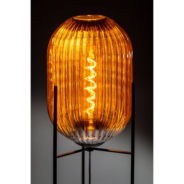ETH Glamm - vloerlamp - Ø 30 x 136 cm - zwart