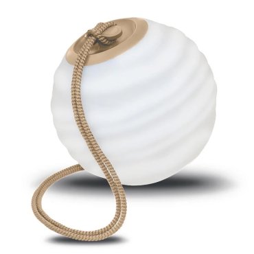 New Garden Sora - oplaadbare hanglamp op afstandsbediening - Ø 24,4 cm - LED incl. - IP65 - beige - RGB + witte lichtkleur