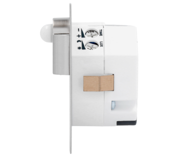 Skoff Tango Short LED - inbouw wandverlichting met bewegingsmelder - 73 x 73 mm - 230V - zwart - 3000K