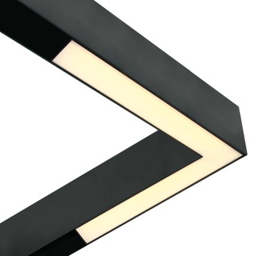 ONE Light magnetisch railsysteem MAXI - hoeklinear - railspot - 33,5 x 3,7 x 4,7 cm - 25W LED incl. - zwart
