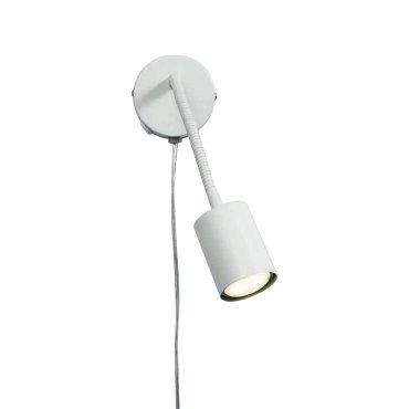 Nordlux Explore Flex - wandlamp met flexibele leesarm - Ø 5,5 x 8 x 35,5 cm - wit