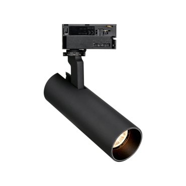 SHOWROOMMODEL - Maxlight Shinemaker - railspot - 3-fase railsysteem - Ø 5,5 x 19,6 cm - 15W dimbare LED incl. - zwart
