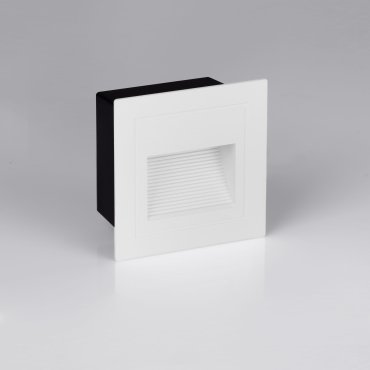 Nova Luce Mono - inbouw wandverlichting - 5,8 x 5,8 x 4,5 cm - 3W LED incl. - IP65 - zandwit