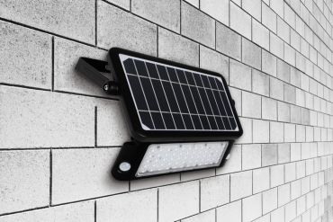Century Italia Dverso - verstraler op zonne-energie met sensor - 31 x 3,5 x 21,5 cm - 10W LED incl. - IP65 - zwart