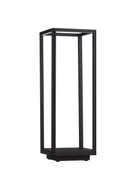 Nova Luce Misti - tuinpaal - 18 x 50 x 18 cm - 9W LED incl. - IP65 - donker antraciet