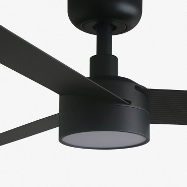 Faro Cruiser S - plafondventilator met licht en afstandsbediening - Ø 106 cm - 18W LED incl. - zwart