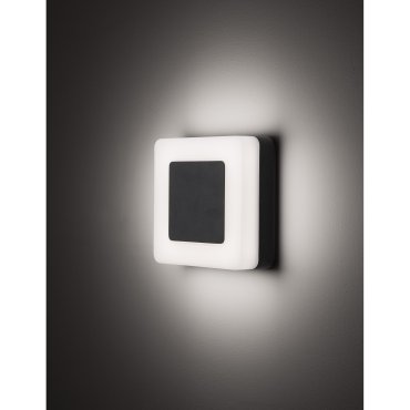 Nova Luce Tune - buiten wandverlichting - 15 x 5,5 x 15 cm - 9W LED incl. - IP65 - zwart en wit