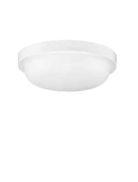 Nova Luce Reo - buiten plafondverlichting - Ø 23,5 x 7,5 cm - 19W LED incl. - IP65 - zandwit