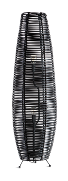 ETH Cocoon - vloerlamp - Ø 28 x 105 cm - zwart