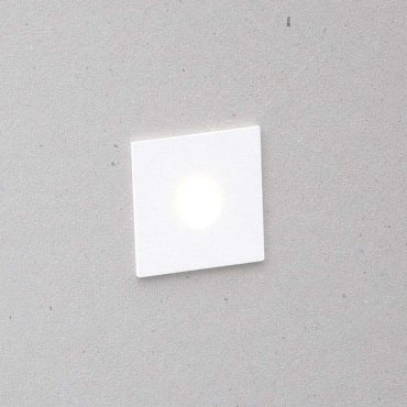 Nova Luce Passaggio - inbouw wandverlichting - 3,9 x 2,2 x 3,9 cm - 1W LED incl. - IP54 - wit