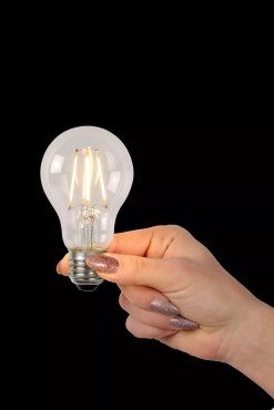 Lucide LED class A filament lamp - Ø 6 x 10,5 cm - E27 - 7W niet dimbaar - 2700K - transparant