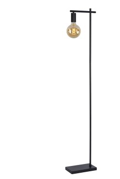 Lucide Leanne - staanlamp - 15 x 26 x 152 cm - zwart