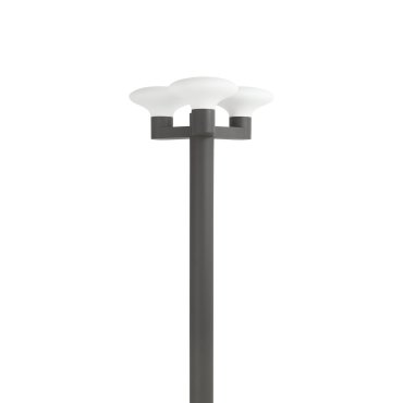 Faro Blub's – lantaarnpaal - 54 x 18,4 x 214 cm - IP44 - donkergrijs