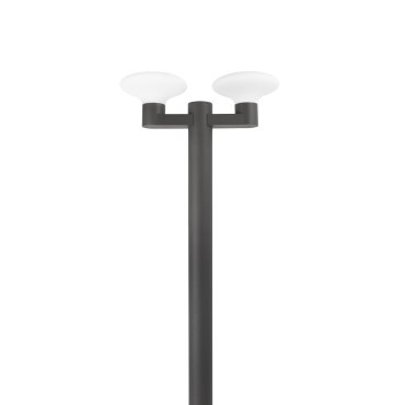 Faro Blub's – lantaarnpaal - 60 x 18,4 x 214 cm - IP44 - donkergrijs