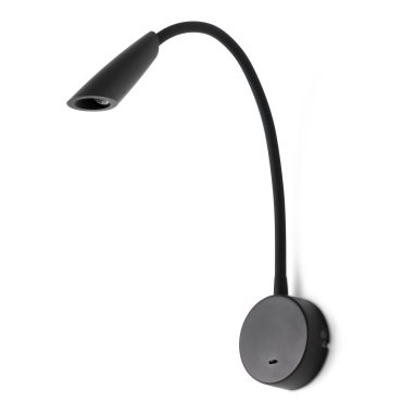 Faro Boken - wandverlichting met schakelaar - 5 x 46 cm - 3W LED incl. - mat zwart